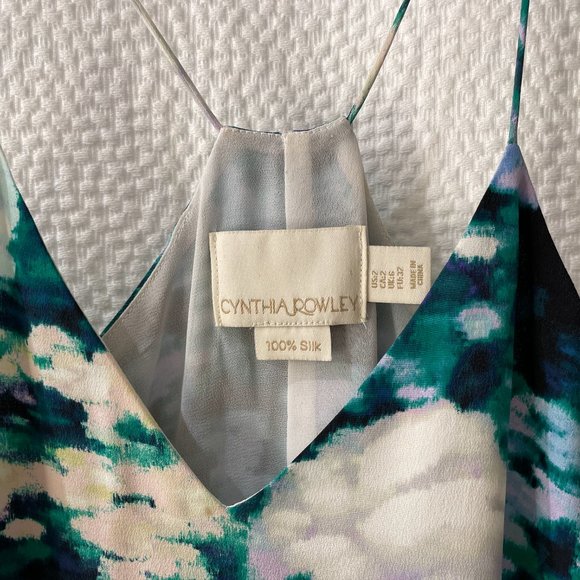 Cynthia Rowley Floral Halter Dress - Picture 2 of 4